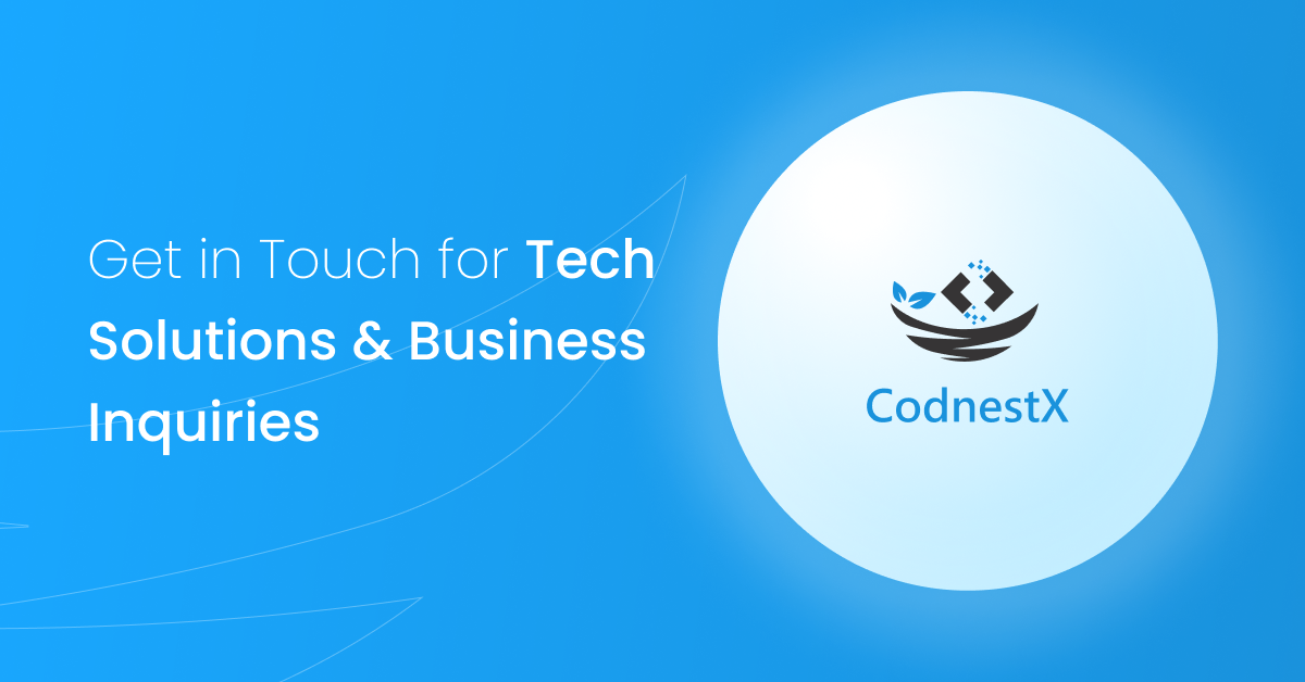 Contact Us | Get in Touch with Our IT Experts - CodnestX